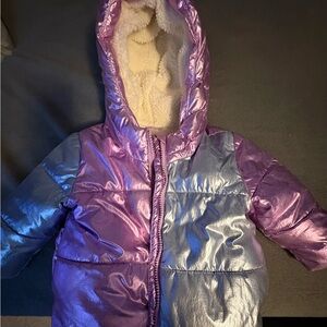 GAP Baby Cream and Purple Jacket